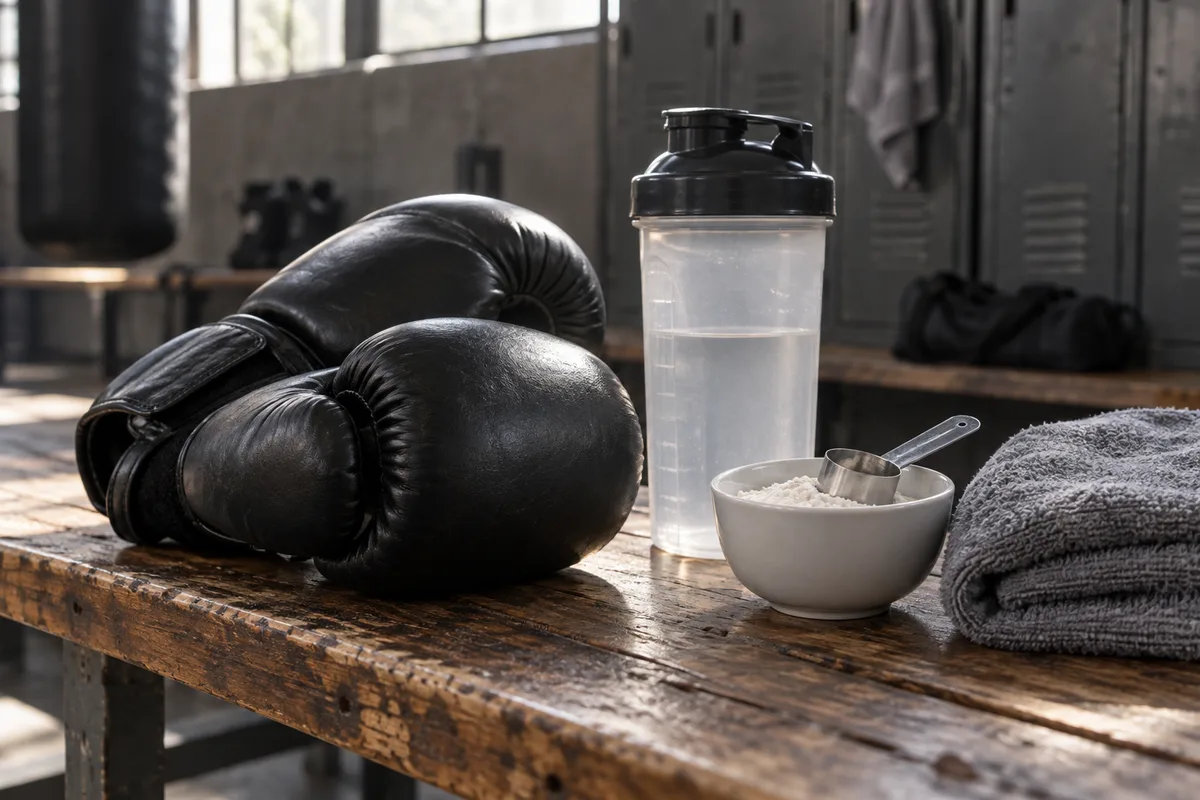 Glutamine et sports de combat : tenir les semaines chargées